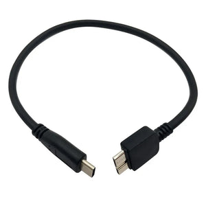 USB 3.1 Type C USB-C to USB 3.0 Micro-B Cable for Chromebook Pixel External Hard Drive and More 0.25m