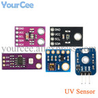 UV Sensor Detecting Ultraviolet Light Intensity Sensor Module VEML6070 EML6075 CJMCU-6070 S12SD GY-8511 GY-ML8511 for Arduino