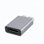 Usb 3.1 Type C Female To Micro Usb 3.0 Male Connector Adapter Aluminum Portable Charging External Mobile Hard Disk Box Converter