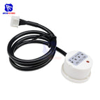 Water Liquid Level Switch Contactless Detector Outer Adhering Type Level Sensor NPN PNP Rs485 Interface Compatible Power Adapter