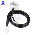 Water Liquid Level Switch Contactless Detector Outer Adhering Type Level Sensor NPN PNP Rs485 Interface Compatible Power Adapter