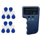 Waterproof Handheld 125khz RFID Duplicator Key Copier Reader Writer ID Card Cloner Programmer Writable Key Cards Keyfobs