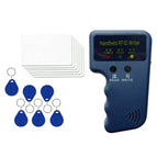 Waterproof Handheld 125khz RFID Duplicator Key Copier Reader Writer ID Card Cloner Programmer Writable Key Cards Keyfobs
