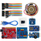 Wav Player Kit with OPEN-SMART Board Micro SD Card Touch Sensor Module and Speaker Voice Broadcast Compatible for Arduino
