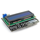 White Backlight Blue LCD 1602 Keypad Shield 1602 Display LCD Expansion Board OnBoard Key Button Module Compatible for Arduino