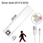Zoyaloo Led Night Light Utra Thin 20/40CM Under Cabinet Closet Kitchen  Motion Sensor Lighting Magnetic Install Night Lamp