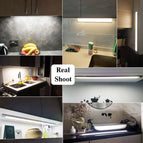 Zoyaloo Led Night Light Utra Thin 20/40CM Under Cabinet Closet Kitchen  Motion Sensor Lighting Magnetic Install Night Lamp