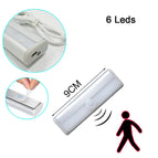 Zoyaloo Led Night Light Utra Thin 20/40CM Under Cabinet Closet Kitchen  Motion Sensor Lighting Magnetic Install Night Lamp
