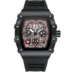 KIMSDUN Miller Quartz Watch Sports Fashion Tonneau Watch Men's business calendar watch K-2103B