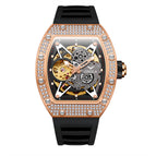 ONOLA ON3838D 2023 New  Men watch Automatic Mechanical Watch Men's Silicone Band Fashion Waterproof men's business casual watch