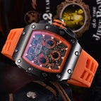 Men's Watch 6-Pin Seconds Running Richard Barrel Quartz men's casual Watch in Stock 1035