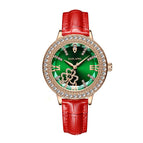 Watch women Ling-shaped cut glass gypsophila female watch simple fashion gift rose gold diamond watch SL5801