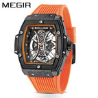 New Megir Men's Watch Best-Seller Douyin Fashion Square Luminous Sports Watch men casual 8109