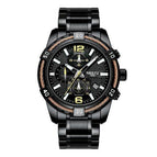 NIBOSI Mens Watches Top Brand Luxury Quartz Watch Men Calendar Military Big Dial Waterproof Sport Wrist Watch 2335