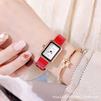 Women's watch Square ancient watch European and American retro small chain braided belt watch quartz bracelet
