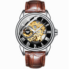 Fngeen Men's and Women's Automatic Mechanical Watch Mesh strap Fashion waterproof casual watch 0020