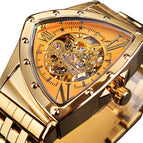 2022 New Forsing Men's Fashion Casual Hollow out Wristwatch Automatic Mechanical Watch