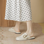 Slippers women's 2022 spring and summer new women's head buckle all-match sandals women's outer wear Muller shoes