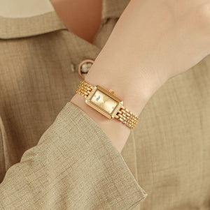 Space-Time Corridor Watch Women's 2022 new fashion trend women's niche design simple steel band ladies watch 1901