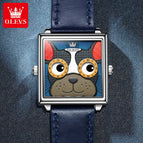 OLEVS Watch Fashion Trend Quartz Watch Square Watch Men's Watch 5510