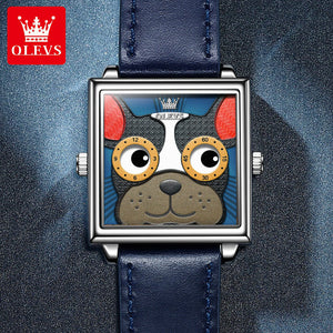 OLEVS Watch Fashion Trend Quartz Watch Square Watch Men's Watch 5510