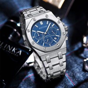 PINTIME Multifunctional Six-Pin Business Casual Fashion Waterproof Quartz Watch Foreign Trade Watch