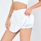 INS sports fitness yoga skirt pants women anti-walking light high waist close-up with lined sports shorts skirt Y26Q7519