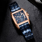Megir Business Men's Watch Trend Multifunctional Chronograph Steel Strap Quartz Men's Watch 2018G