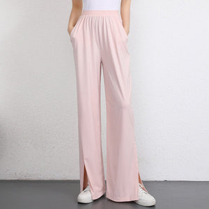 2022 summer new fashion yoga trousers loose and comfortable sweat-wicking quick-drying sunscreen pants wide-leg pants 6807