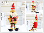 Santa Claus doll sitting long legged doll household products Christmas decorations party gift 18405