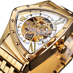 2022 New Forsing Men's Fashion Casual Hollow out Wristwatch Automatic Mechanical Watch