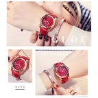 [Larger Stock] GUOU 8076 Women's watch Fashion Simple Luminous Calendar Quartz watch lady watches