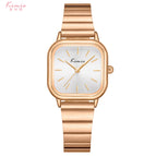 Kimio 2021 New Niche Light Summer Women's Handchair Waterproof Small Square Watch Ladies Tops Famous Brand Brand Watch For Women Fashion Quartz Women's Watches