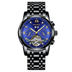 KIMSDUN men's watch diamond tourbillon hollow automatic mechanical watch men's watch waterproof men casual watch K-1895A
