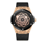 KIMSDUN Fashion trend men's casual watch silicone strap luminous sports automatic mechanical watch watch K-720A