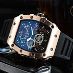 Men's watch Quartz Watch Barrel-Shaped Casual Waterproof Calendar Men's Watch in Stock 9791F