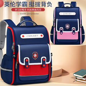 New Primary School Student Schoolbag British Style Boys' Schoolbag Lightweight Girls Backpack 790