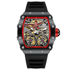 ONOLA ON6829 Watch For Men Fashion Wristwatch Automatic Square Hollow Casual Luxury Waterproof Mechanic Watches