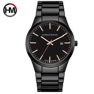 Men's Waterproof Watch Steel Strap New Fashion Men's Simplicity Fashion Watch Quartz Watch Men's Watch HM-1756