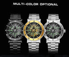 New Forsining Style Men's Fashion Casual Hollow Mechanical Movement Automatic men business Watch SLZe257