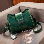 2021 summer new female bag retro European and American style one shoulder messenger crescent female bag 263