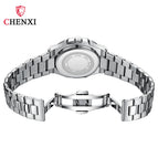 Chenxi Hot Selling Product Steel Watch Couple Luminous Waterproof Simple Fashion Business Calendar Men's and Women's Quartz Watches CX-8222