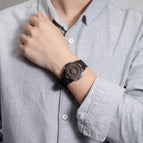 EUTOUR Magnetic Ball Bearing Men's Wooden Dial Personality Creative Watch Fashion Concept Rimless Design Watch Male Women Watches with Boxes Gifts
