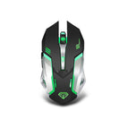 Emperor Leopard Q1 Wireless Silent Glowing Game Office Mouse Smart Sleeping Symphony Breathing Light