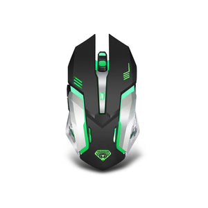 Emperor Leopard Q1 Wireless Silent Glowing Game Office Mouse Smart Sleeping Symphony Breathing Light