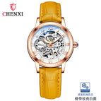 Chenxi Watch Ladies Casual Luminous Waterproof Automatic Skeleton Mechanical Watch CX-8831