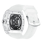 KIMSDUN Transparent Richard Waterproof Hollow Automatic Mechanical Watch Men's Watch Fashion Wine Barrel Miller K-2015A