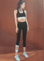 Women's two piece sports suits running sports Bra and Pants set Y26B0450 Y26K0451