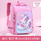 New Primary School Student Schoolbag boy and girl Cartoon Cute Schoolbag for Children One-Piece Open Backpack 5630