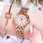 GEDI ultra-thin waterproof quartz ladies watch high-value small dial student all-match ladies watch 9556